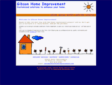 Tablet Screenshot of gibsonhomeimprovement.com